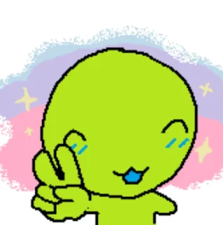 Video sticker 🥰 Little alien 👾