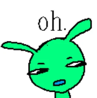 Telegram sticker 😐 Little alien 👾
