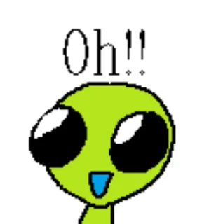 Video sticker 😮 Little alien 👾