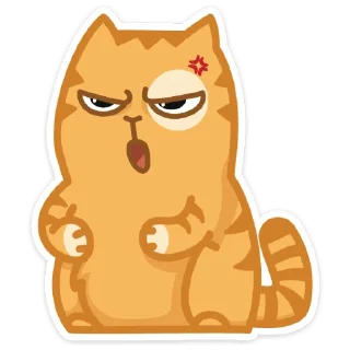Sticker 😡 Персик :: @stickroom