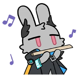 Video sticker 🎺 明日方舟晃 @zhaxia_cn