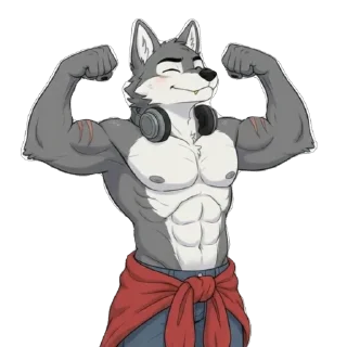 Telegram sticker 💪 AlaNz