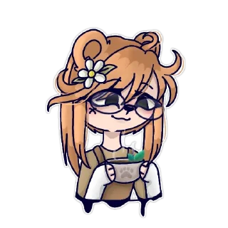 Video sticker ☕ Гачеры & ютуберы - @GloomyWolfGrrr