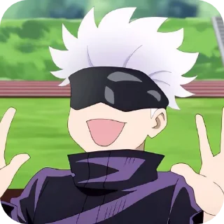 Telegram sticker 😁 Gojo spl