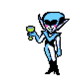 Sticker 🍷 Deltarune @TgEmojiBot