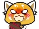 Telegram sticker 😳 Aggretsuko