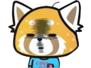 Telegram sticker 😑 Aggretsuko