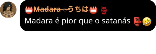 Телеграм стикер 👺 Madara Uchiha🔥