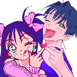 Sticker 💔 💔 PINK & CHERRY BxxCH CLUB