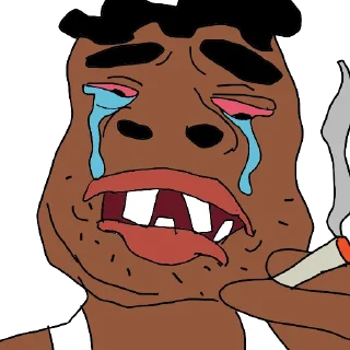 Telegram sticker 😥 DUMB - DumbNiggaInu