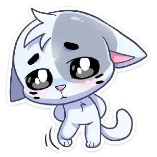 Video sticker 😔 Бисквит и Ванилька @Nyasticks