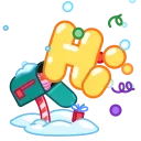Telegram sticker 👋 Holiday Kit