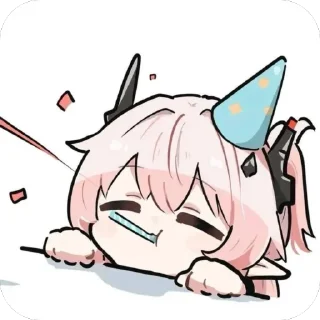 Telegram sticker 🫥 特蕾西娅表情包