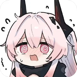 Telegram sticker 🫥 特蕾西娅表情包