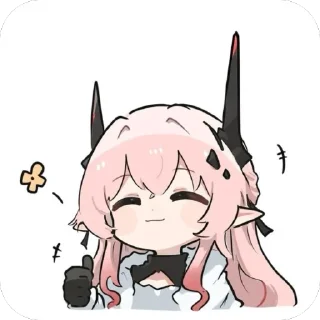 Telegram sticker 🫥 特蕾西娅表情包