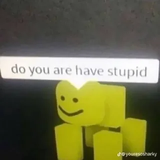 Telegram sticker 😊 roblox memes