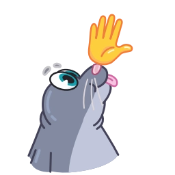 Telegram sticker 👋 @Qtrev