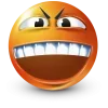 Sticker 🤩 orange face ➜ @emoji1
