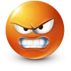 Sticker 🤩 orange face ➜ @emoji1