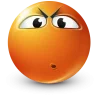 Sticker 🤩 orange face ➜ @emoji1