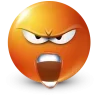 Sticker 🤩 orange face ➜ @emoji1