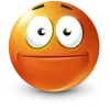 Sticker 🤩 orange face ➜ @emoji1