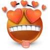 Video sticker 🤩 orange face ➜ @e...