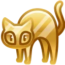 Video sticker 🐈‍⬛ 𝒢𝗈𝗅𝖽 &...
