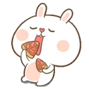 Telegram sticker 😌 Cute bunny