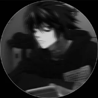 Sticker 😐 @kuala_210 : Lawliet