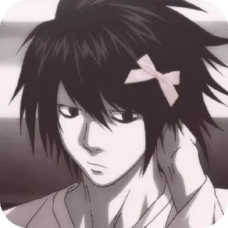 Telegram sticker 🎀 @kuala_210 : Lawliet