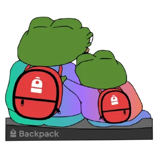 Telegram sticker 🫂 Backpack 🎒