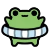 Sticker 🐸 ૮꒰ ｡っ -｡꒱ఎ   ⃝@mewsticks ⊹  ◜ ♡  𝅭
