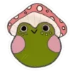 Sticker 🐸 ૮꒰ ｡っ -｡꒱ఎ   ⃝@mewsticks ⊹  ◜ ♡  𝅭