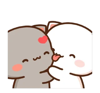 Video sticker 😛 Peach and Goma @peachandgoma