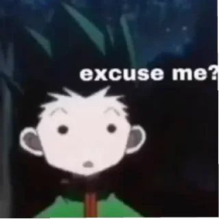 Telegram sticker ❇️ Anime reaction memes)