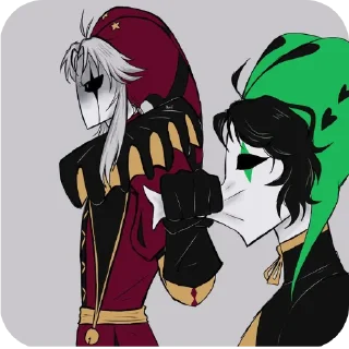 Telegram sticker 🤫 Пьеро @CocoSsssS_00