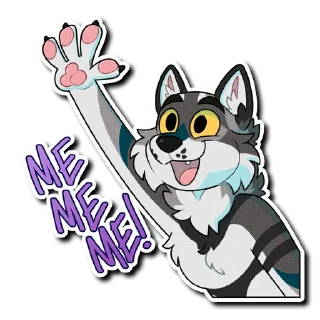 Sticker 👋 Tryst Wolf