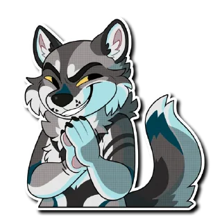 Telegram sticker 😈 Tryst Wolf