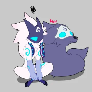 Telegram sticker 😔 Kindred / Bye Bye Kitty