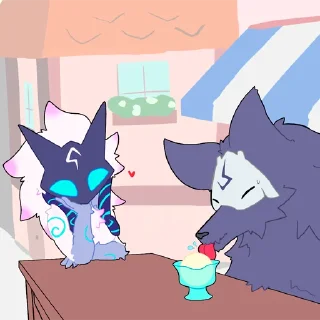 Video sticker ❤️ Kindred / Bye Bye Kitty