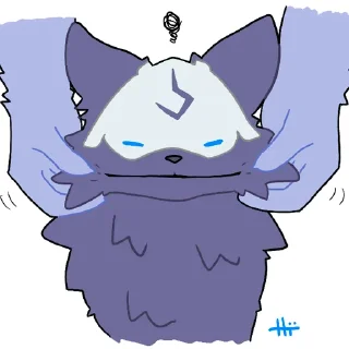 Telegram sticker 😐 Kindred / Bye Bye Kitty