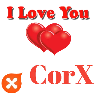 Telegram sticker ❤️ CorionX