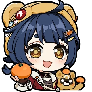 Video sticker 🍊 Genshin WeChat P6 @keiriststicks