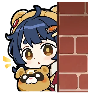 Sticker 👀 Genshin WeChat P6 @keiriststicks