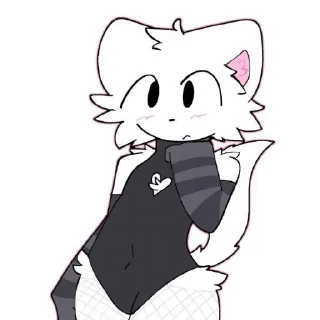 Sticker 🐱 Фурри фембои