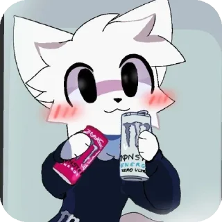 Telegram sticker 👂 Фурри фембои