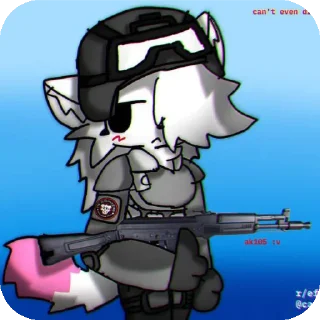 Telegram sticker 📖 Фурри фембои