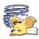 Telegram stiker 💤 Axel Sparkster