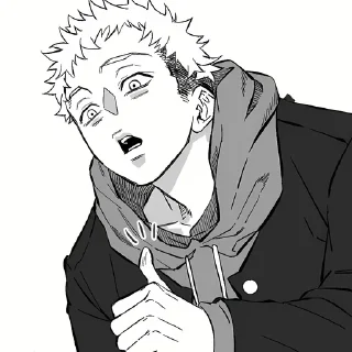 Telegram sticker ⚫️ Yuji Itadori | @Toji_sama